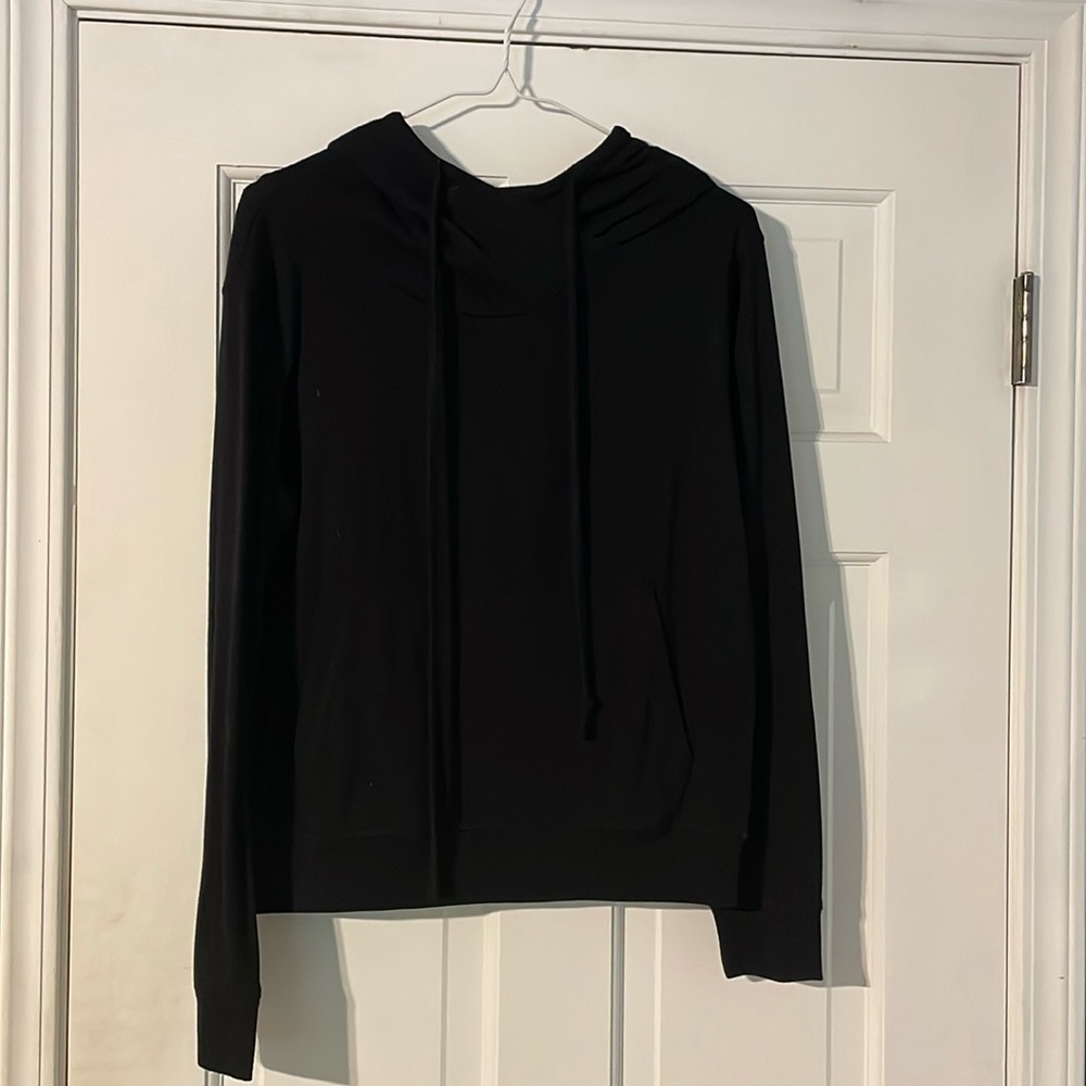 Black lightweight hoodie